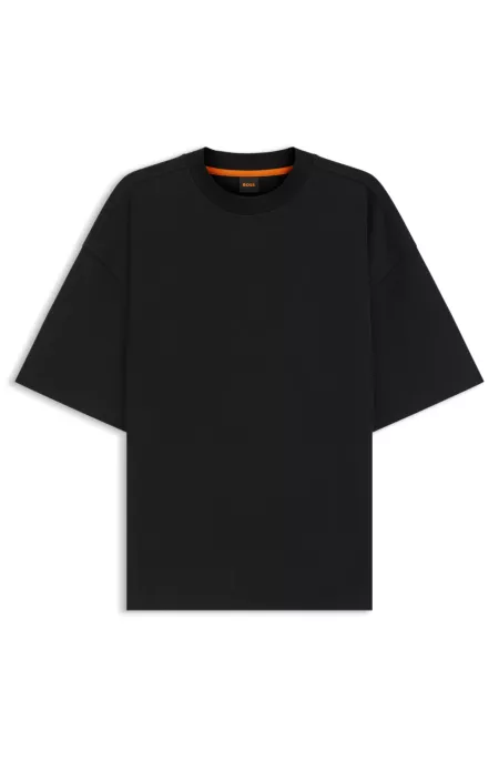 Oversized-fit T-shirt in stretch cotton