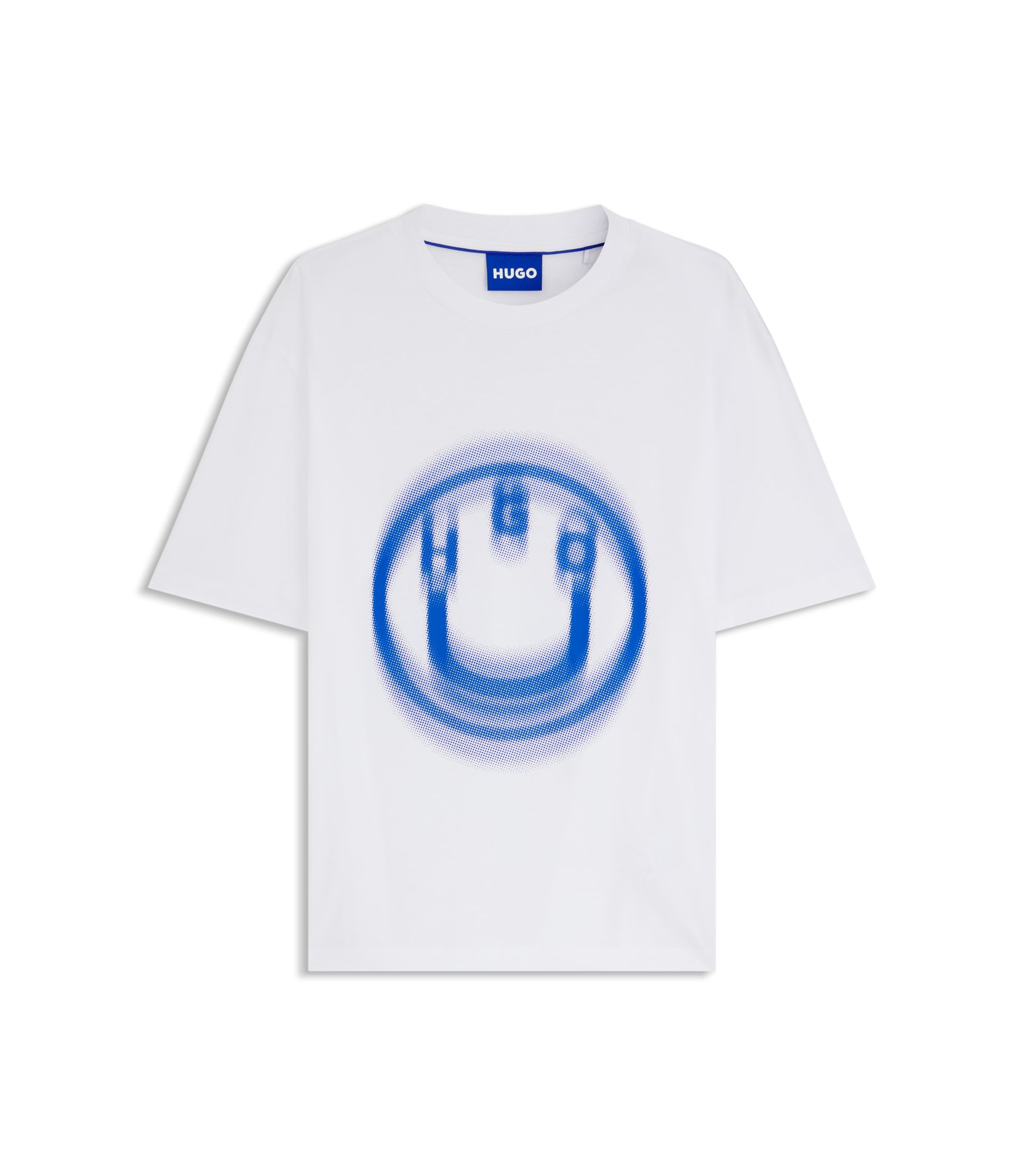 HUGO - オールジェンダー Tシャツ モーションブラー ロゴ