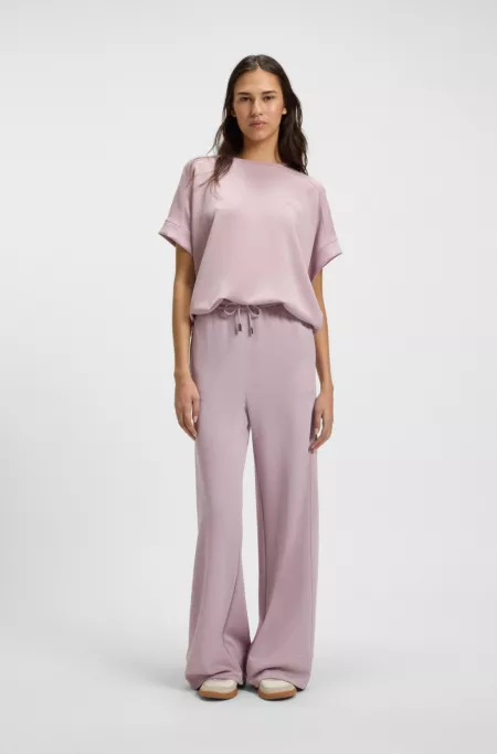 Relaxed-fit tracksuit bottoms with embroidered logo