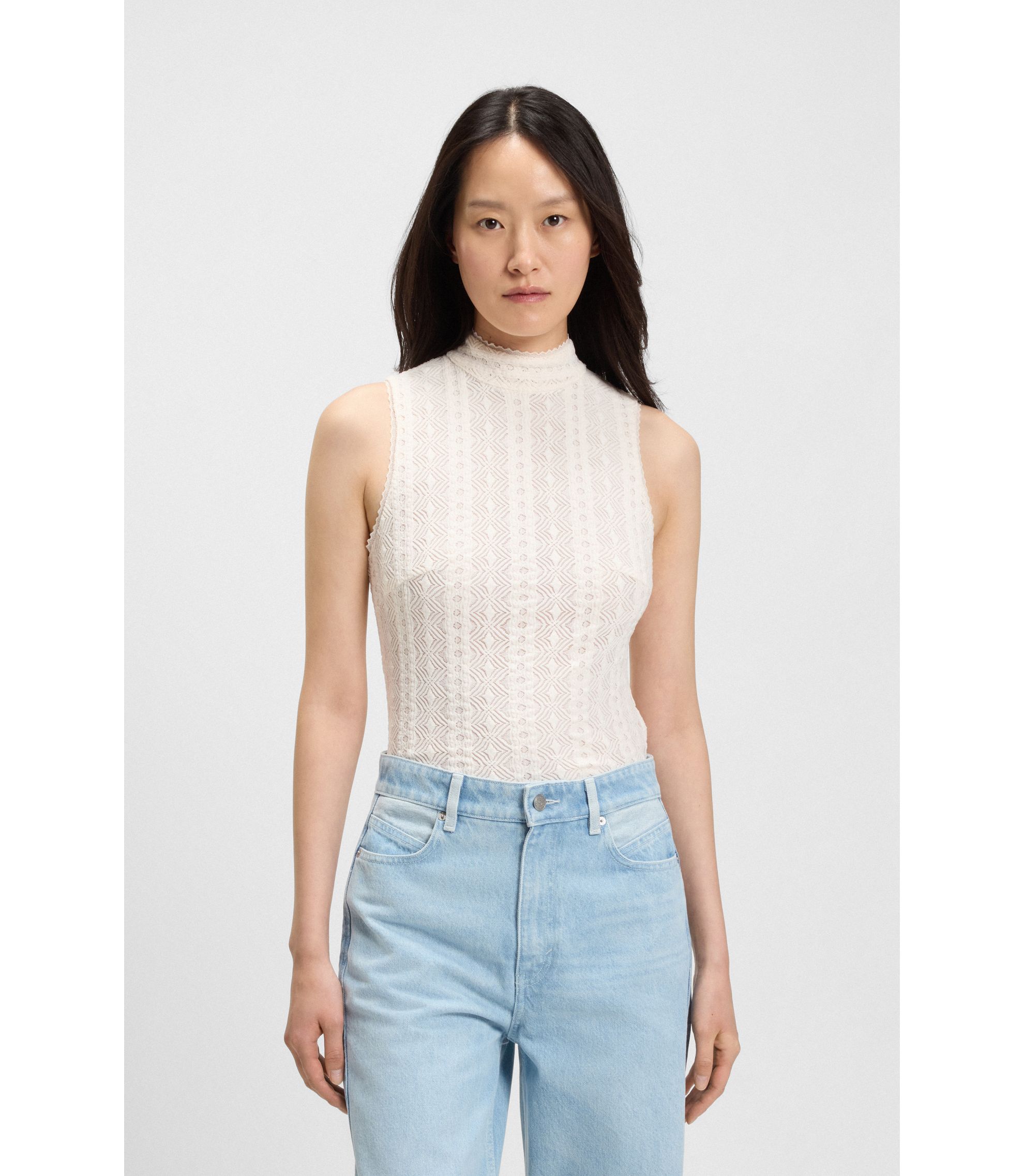 新品　BRIEFING ST LOGO MOCK NECK RELAXED Stussy Mens Stock Logo Mock Zip Neck Sweatshirt Grey Heather