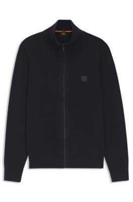 Boss Knitted jacket in cotton and cashmere koftor & cardigans herr – bild 4