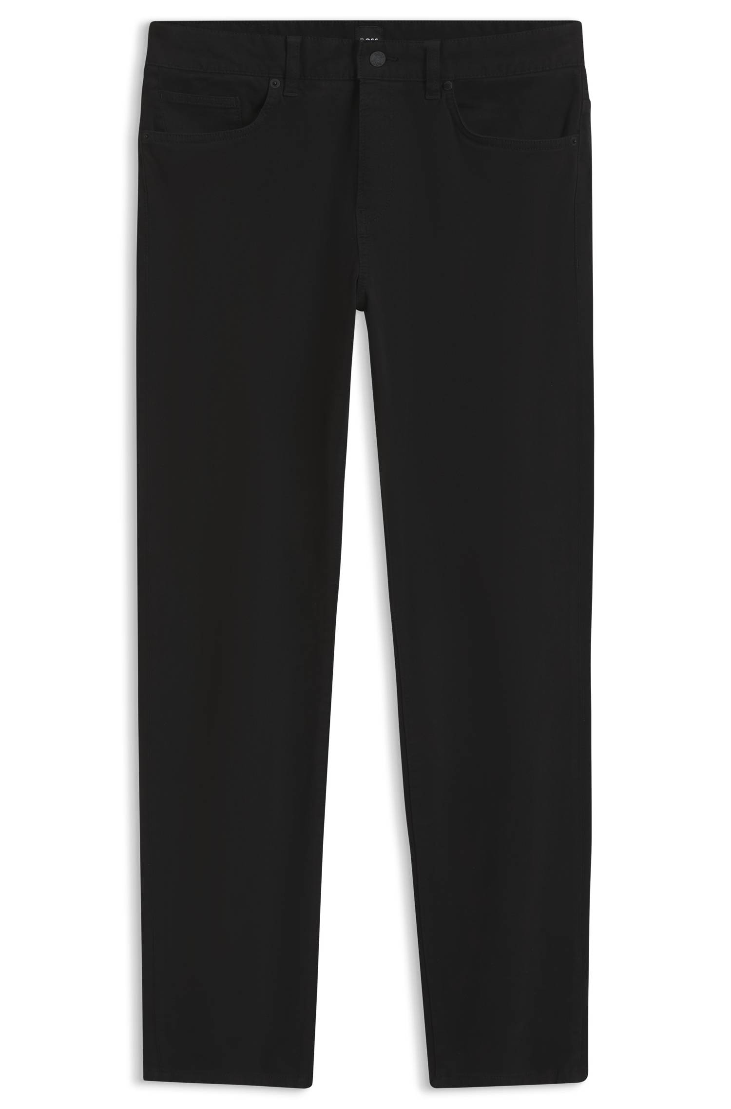 Boss Delaware slim-fit trousers in stretch-cotton gabardine byxor herr – bild 4