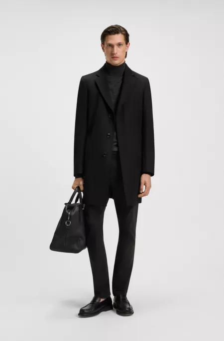 Delaware slim-fit trousers in stretch-cotton twill