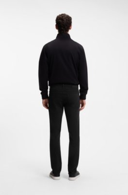 Boss Delaware slim-fit trousers in stretch-cotton gabardine chinos herr – bild 2