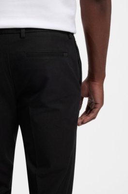 Boss Slim-fit trousers in four-way stretch fabric casual byxor herr – bild 3