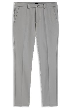Slim-fit trousers in a stretch-cotton blend