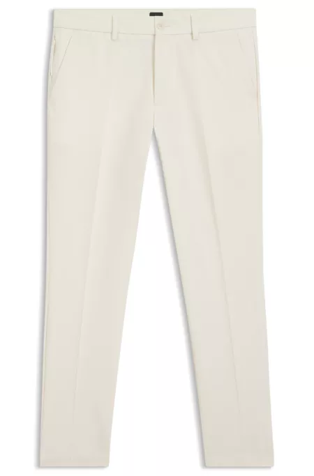 Slim-Fit Hose aus elastischem Baumwoll-Mix