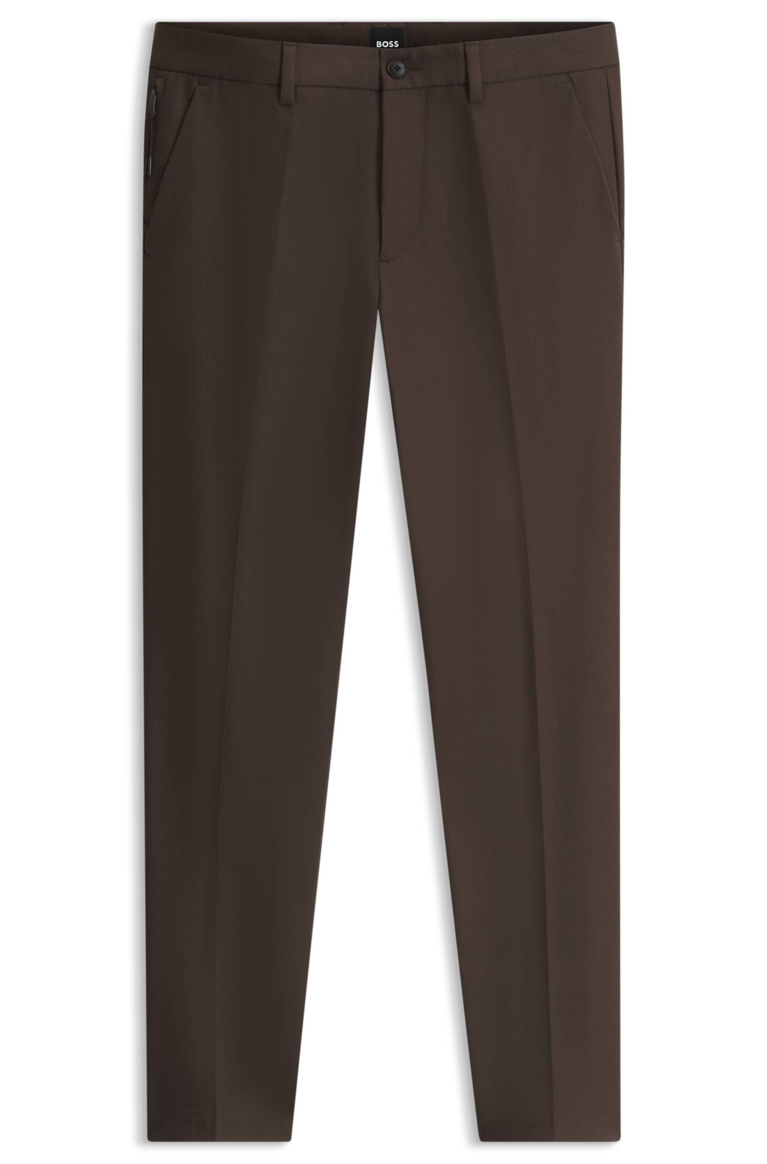 Boss Slim-fit trousers in four-way stretch fabric byxor herr – bild 4