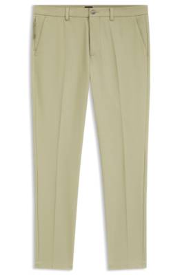 Slim-fit trousers in a stretch-cotton blend 1