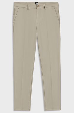 Slim-fit trousers in four-way stretch fabric