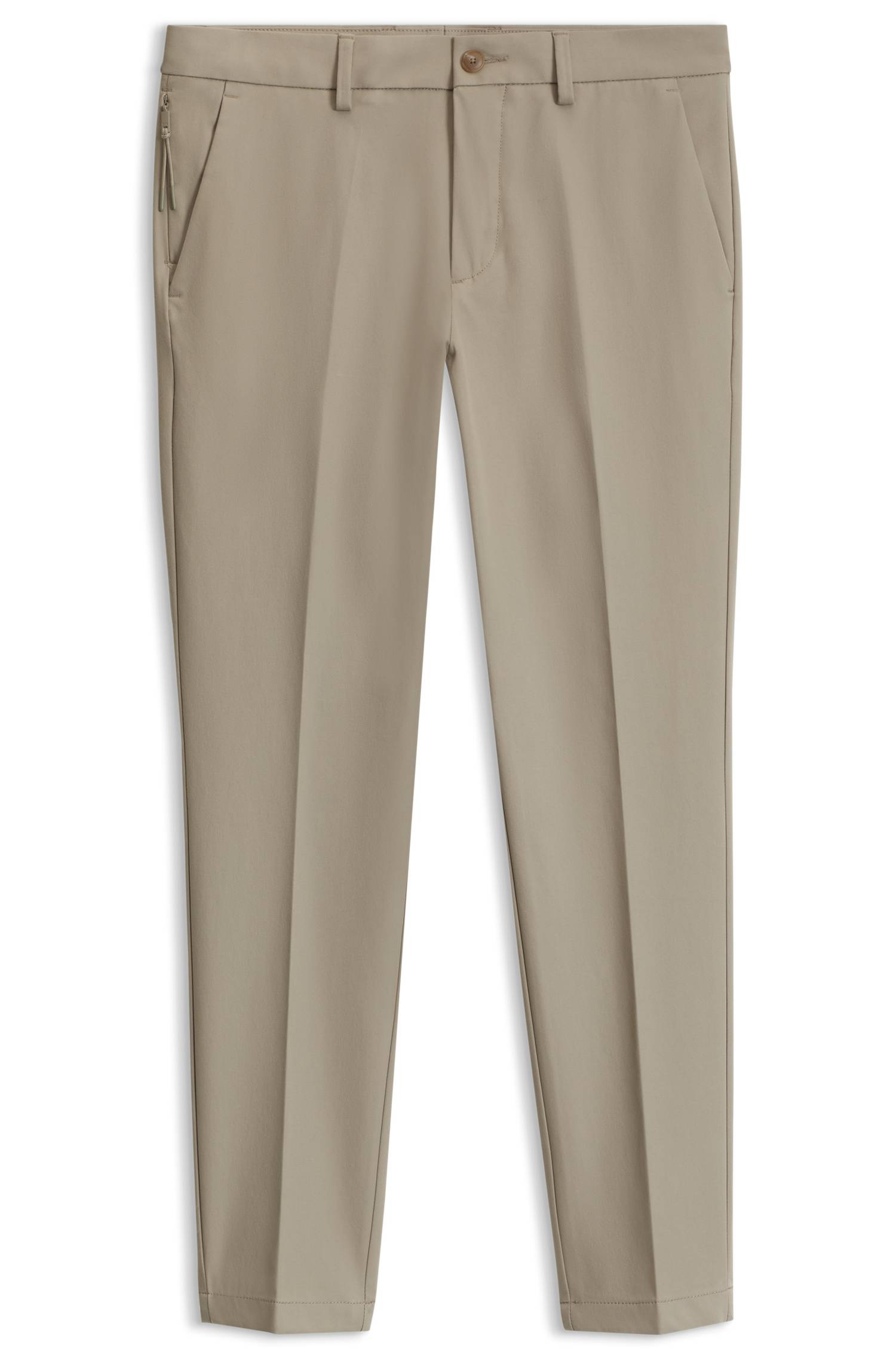 Boss Slim-fit trousers in four-way stretch fabric byxor herr – bild 4