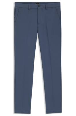 Boss Slim-fit trousers in four-way stretch fabric casual byxor herr – bild 4