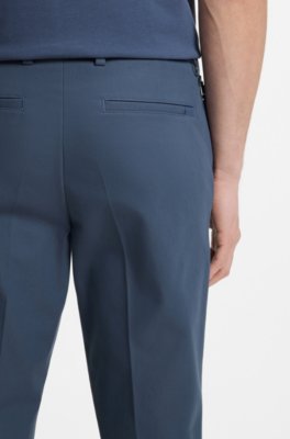 Boss Slim-fit trousers in four-way stretch fabric casual byxor herr – bild 3