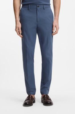Slim-fit trousers in four-way stretch fabric
