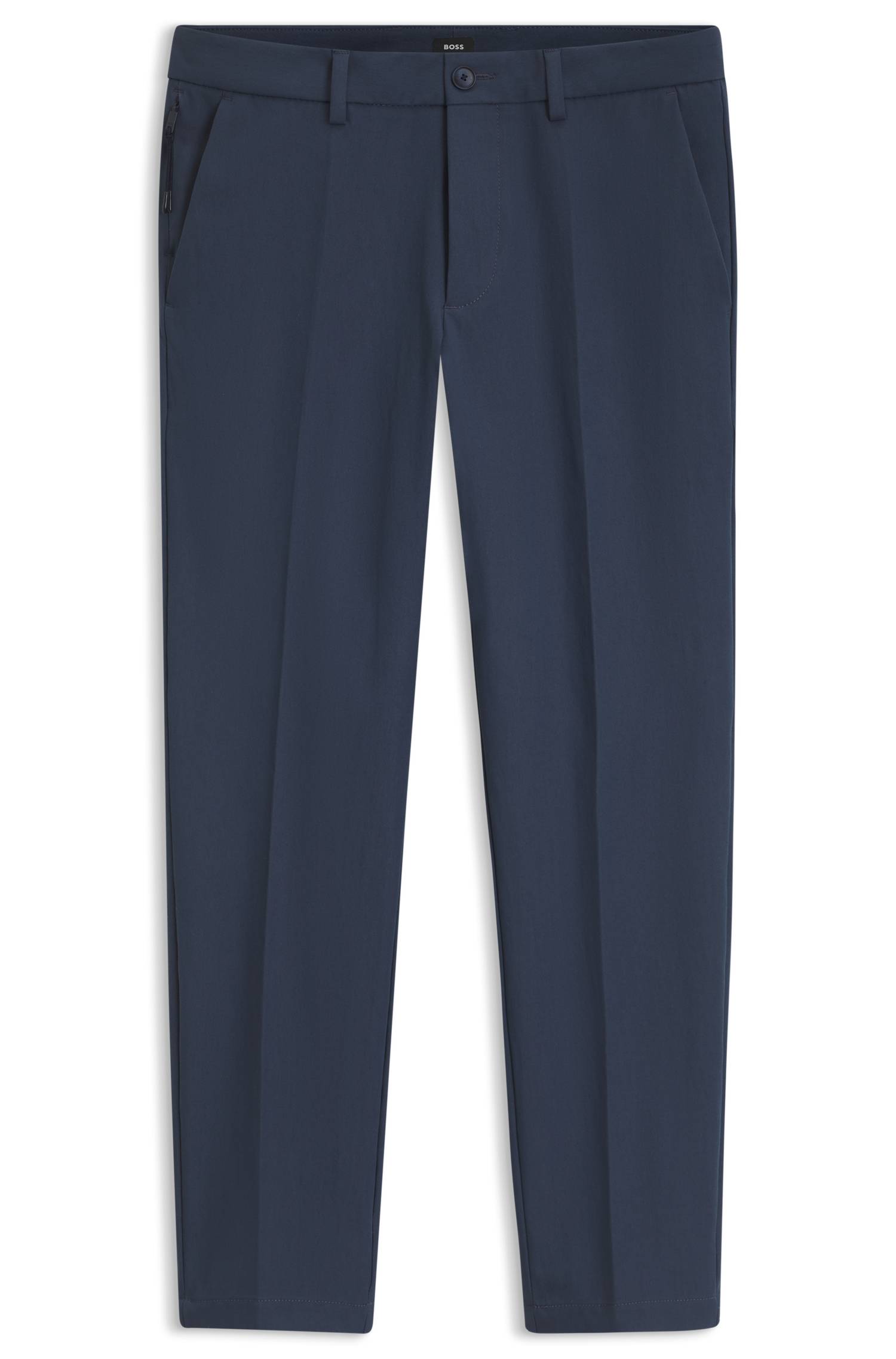 Boss Slim-fit trousers in four-way stretch fabric byxor herr – bild 4