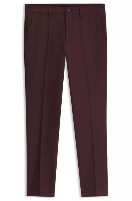 Slim-fit trousers in four-way stretch fabric