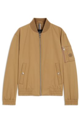 DOUBLE.B ボンバージャケット ネイビー Big Quilt Zipped Bomber Jacket Mens / ビッグ キルト ジップド