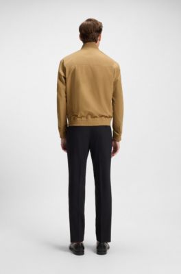 Water-repellent jacket with Double B monogram trim , Beige