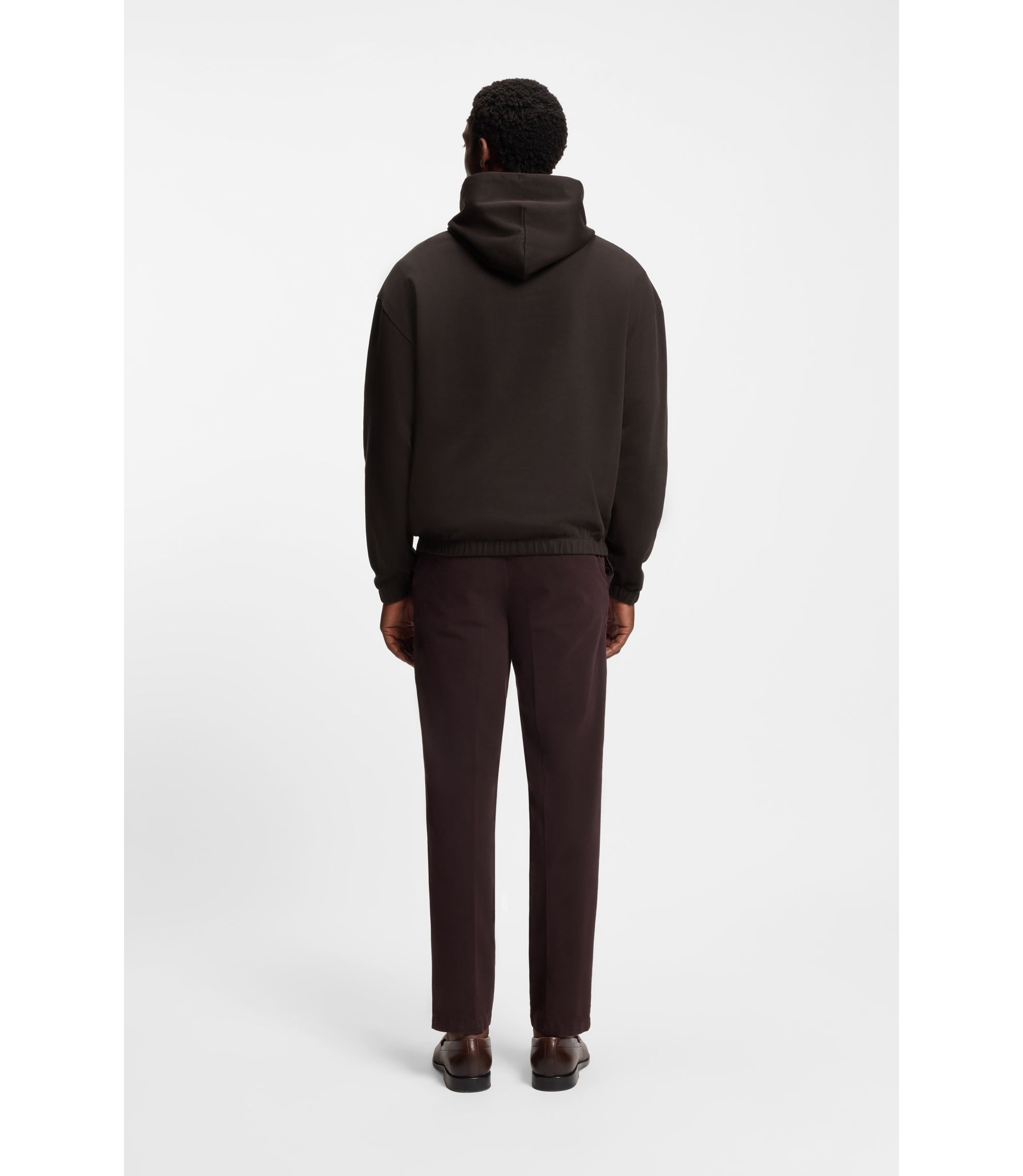Stylish Brown Hoodies for Men by HUGO BOSS Designer Menswear