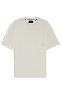 Mercerised-cotton T-shirt with Double B monogram