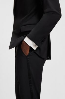 Cufflinks with marble insert, Silver