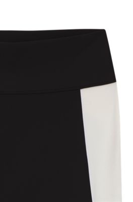 Legging Actif en tissu interlock stretch performant, Blanc / Noir
