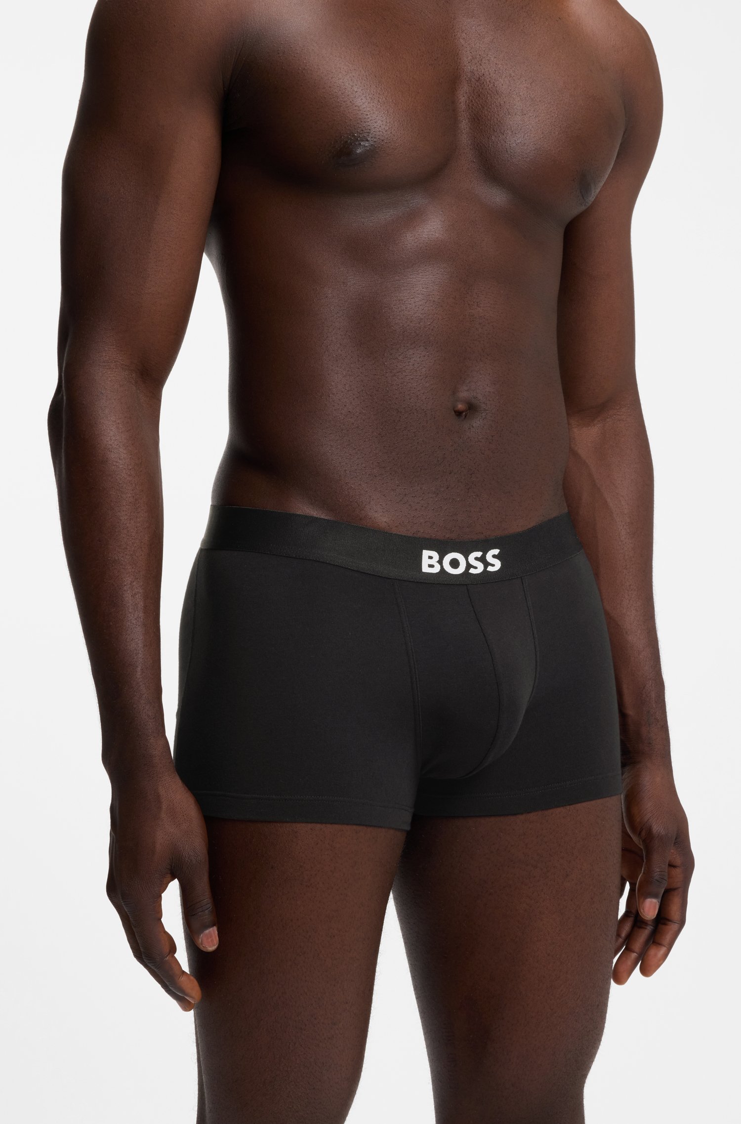 Boss Short Boxershorts One 3-Pack 001 herr – bild 5