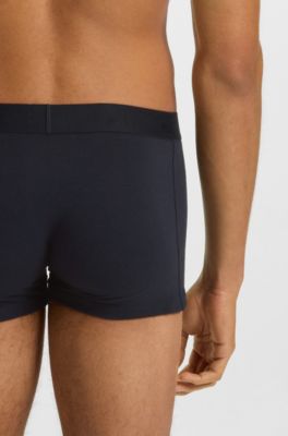 Dreierpack Boxershorts aus Stretch-Baumwolle, Schwarz / Grau / Gr&uuml;n