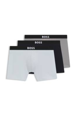 Three-pack of boxer briefs in stretch cotton