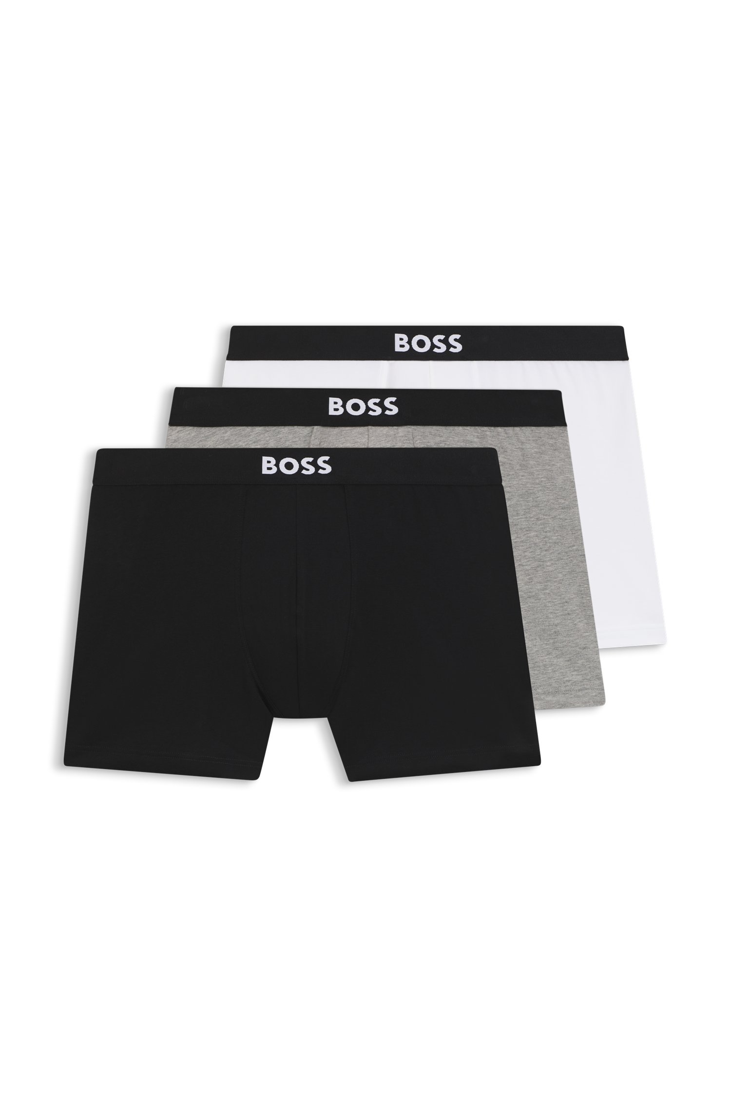 Boss ONE three-pack stretch-cotton boxer briefs kalsonger herr