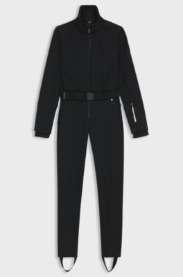 Combinaison d&eacute;perlante BOSS Ski avec sous-pieds, Noir