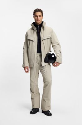 BOSS Ski water-repellent trousers, Beige