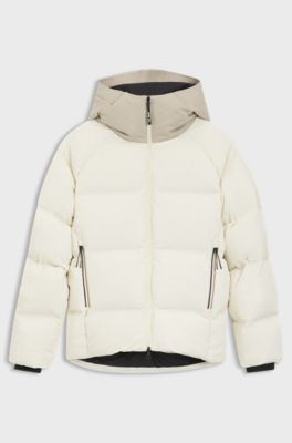 BOSS Ski water-repellent all-gender down jacket, Natural