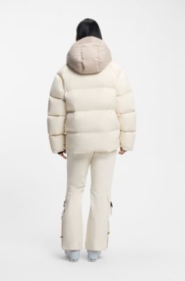 BOSS Ski water-repellent all-gender down jacket, Natural