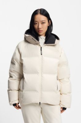 BOSS Ski water-repellent all-gender down jacket, Natural
