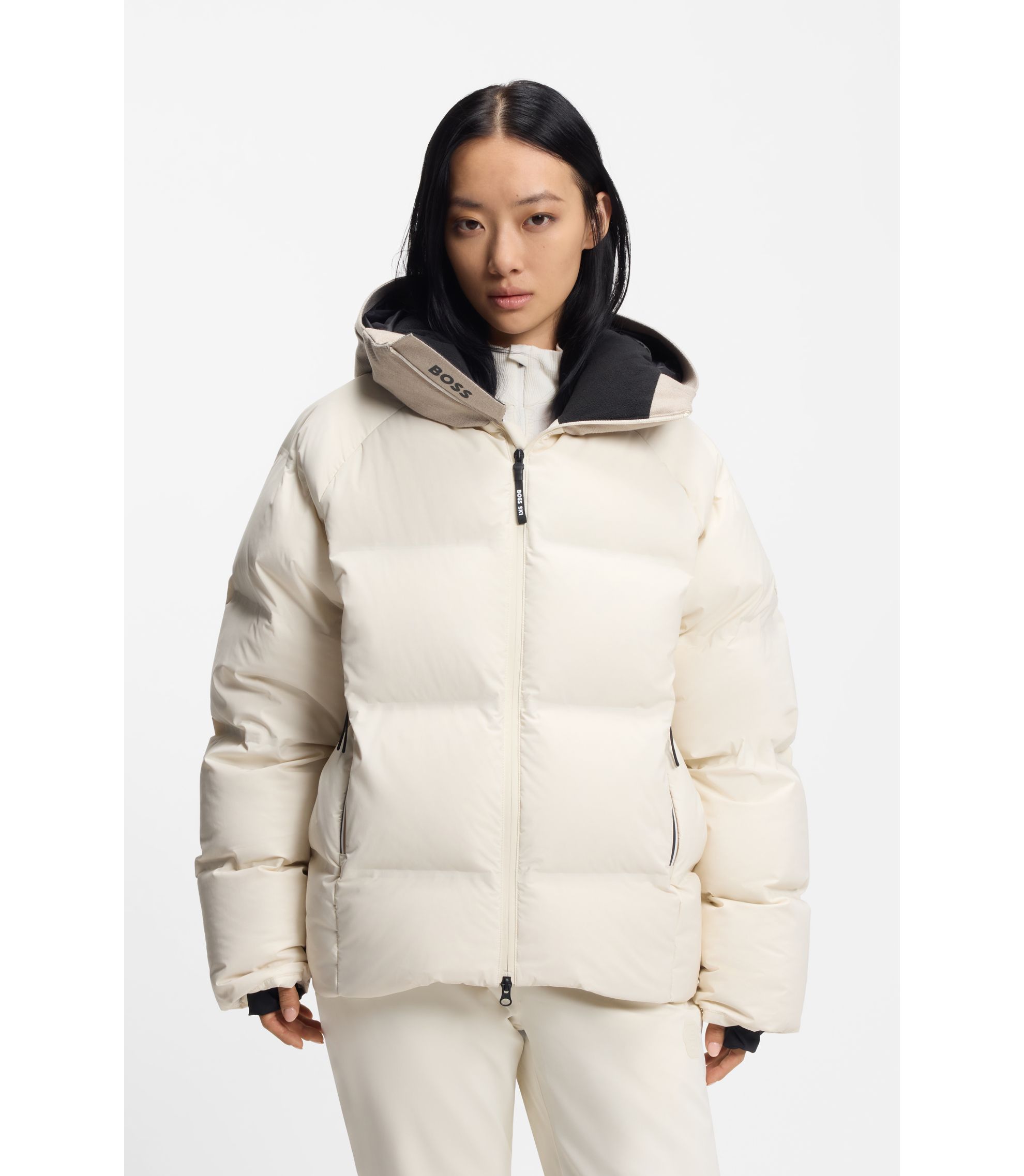 HUGO BOSSホワイトMenダウンジャケット