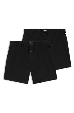 Two-pack of boxer shorts in stretch cotton