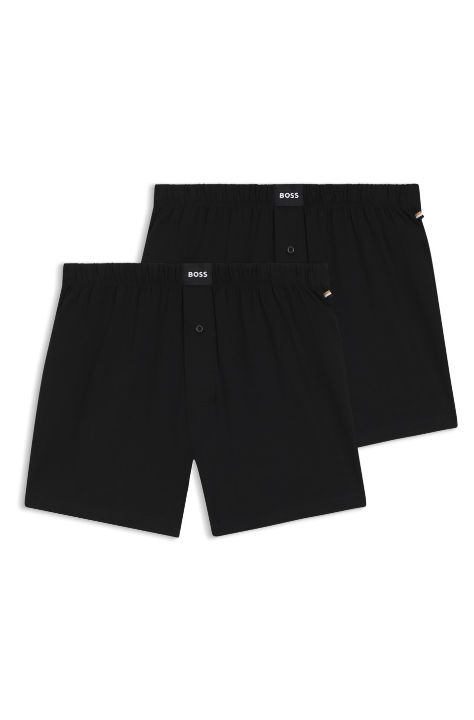 Two-pack of boxer shorts in stretch cotton