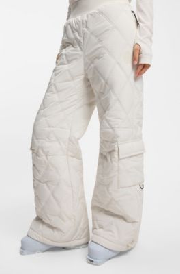 BOSS Ski quilted water-repellent trousers, Natural