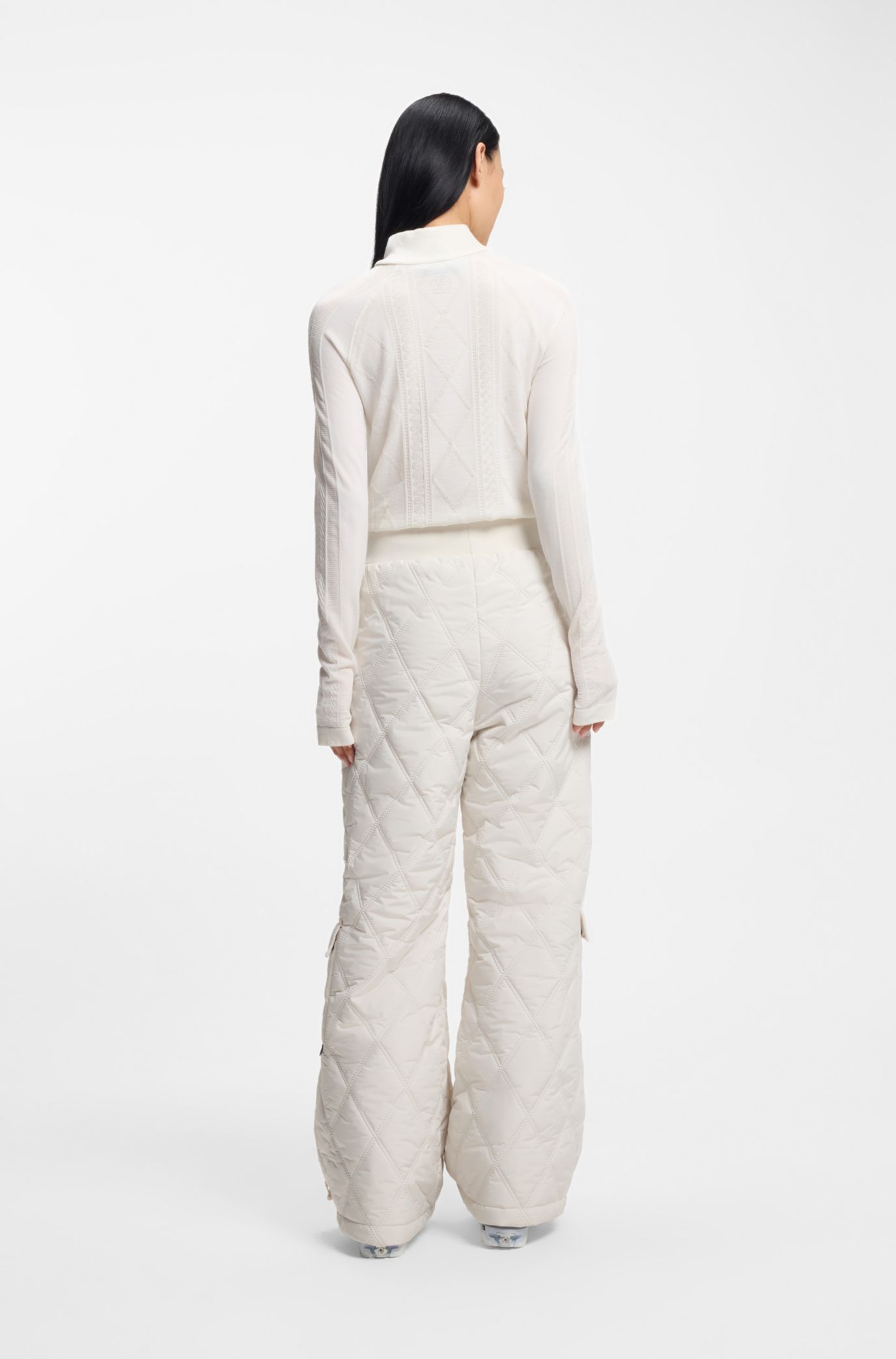 BOSS - BOSS Ski はっ水キルティングパンツ - ホワイト