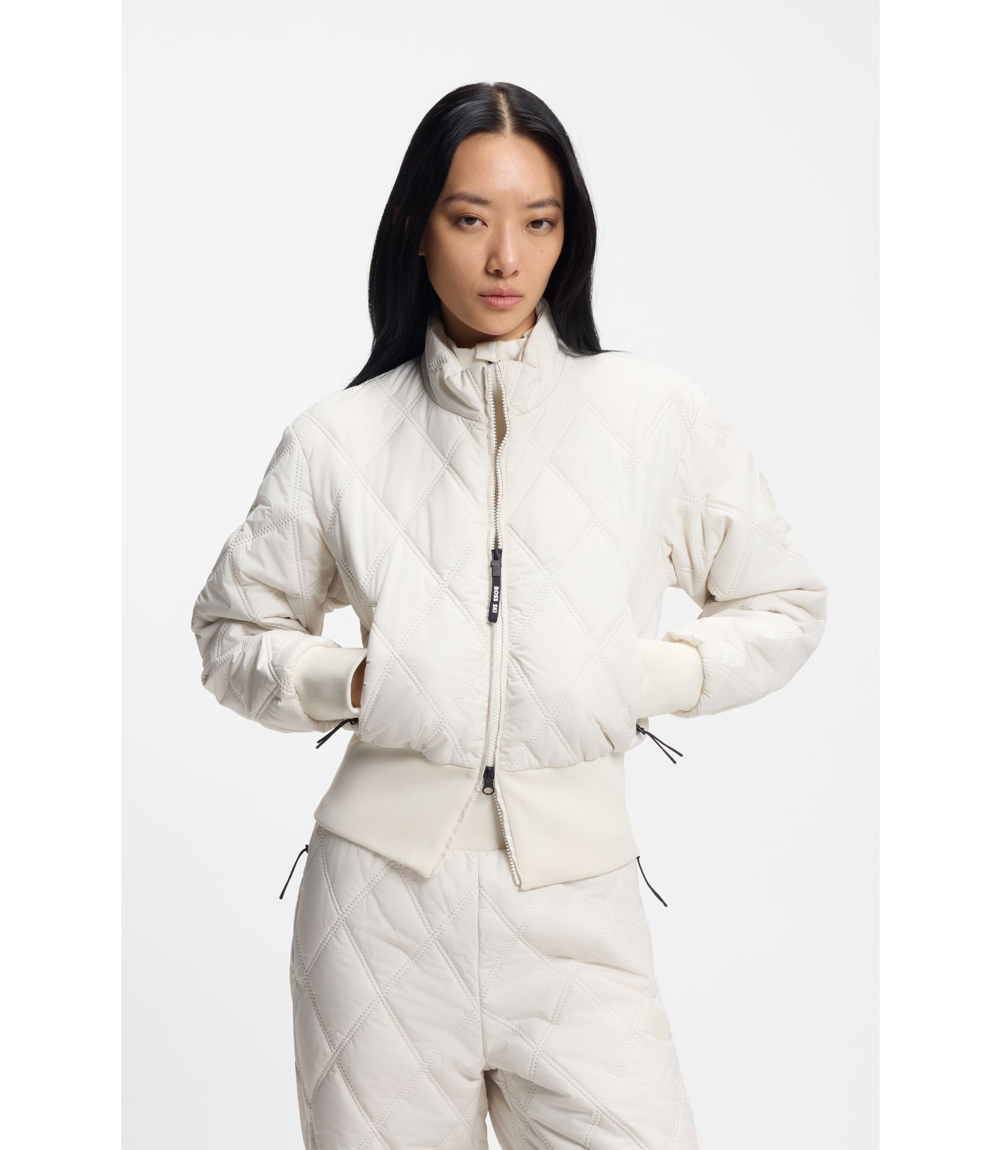 Wasserabweisende BOSS Ski-Steppjacke