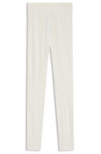 BOSS Ski jersey-knit base layer leggings, White