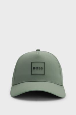 Twill cap with curved visor, Light Green
