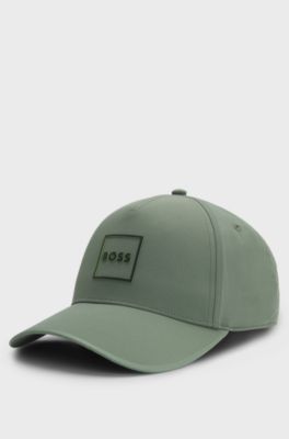 Twill cap with curved visor, Light Green