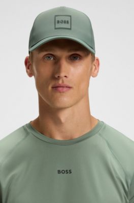 Twill cap with curved visor, Light Green