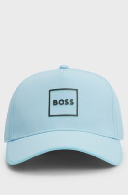 Twill cap with curved visor, Blue