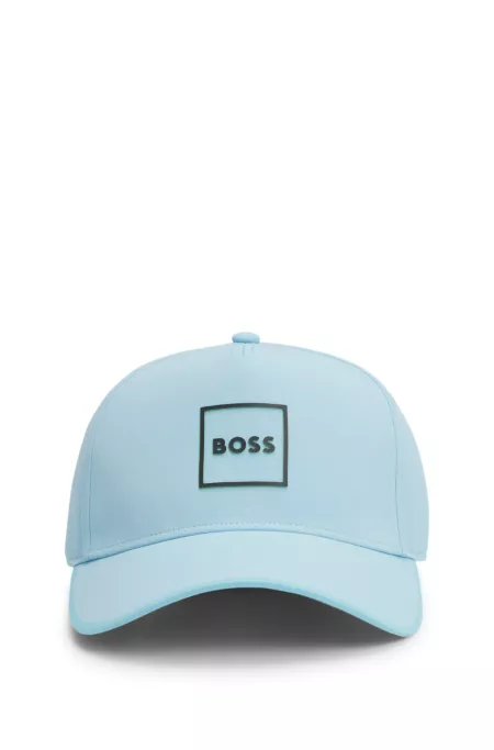 Twill cap with curved visor