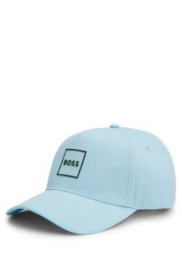Twill cap with curved visor, Light Blue
