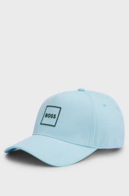 Twill cap with curved visor, Blue