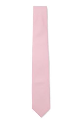 Tie with jacquard structure, Light Pink